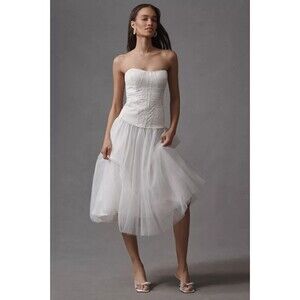 BHLDN | Dresses | Nwt Bhldn Strapless 3d Floral Vine Fit Flare Midi Dress | Poshmark BHLDN | Dresses | Nwt Bhldn Strapless 3d Floral Vine Fit Flare Midi Dress | Poshmark